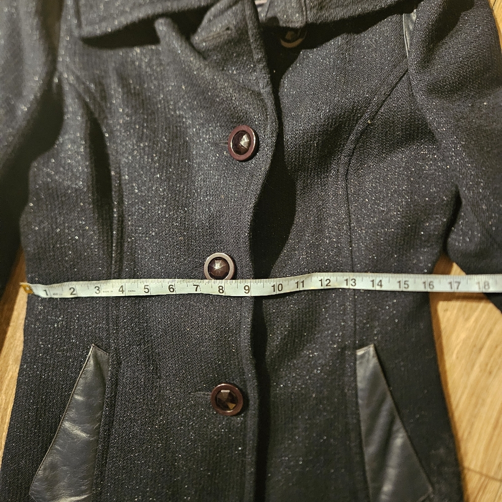Mackage Navy Wool coat - Picture 8 of 10